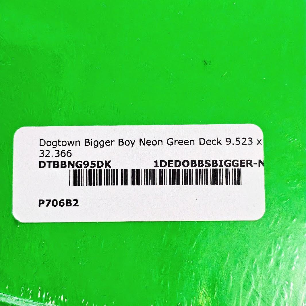 新品 Dogtown Bigger Boy 9.5インチ オールドスクールデッキ