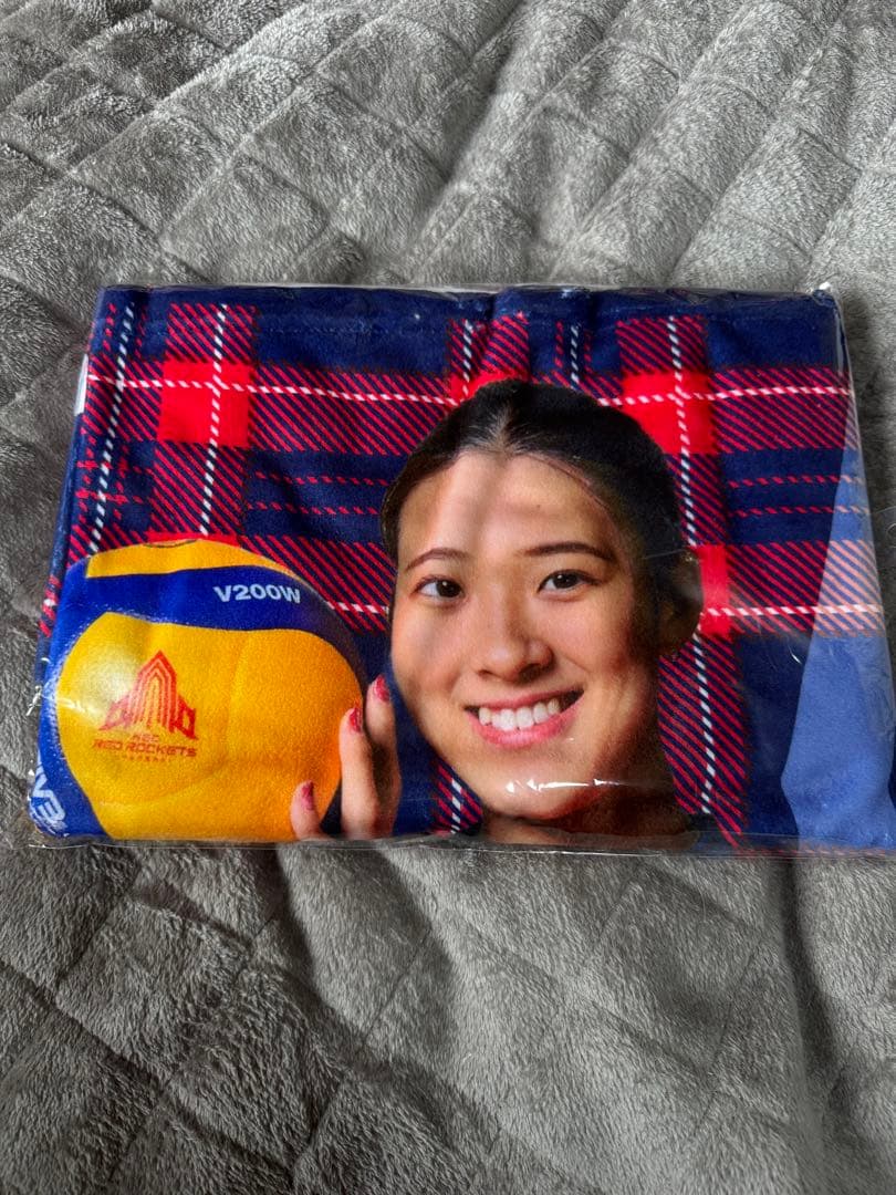 佐藤淑乃選手のプレイヤーズブランケットです
