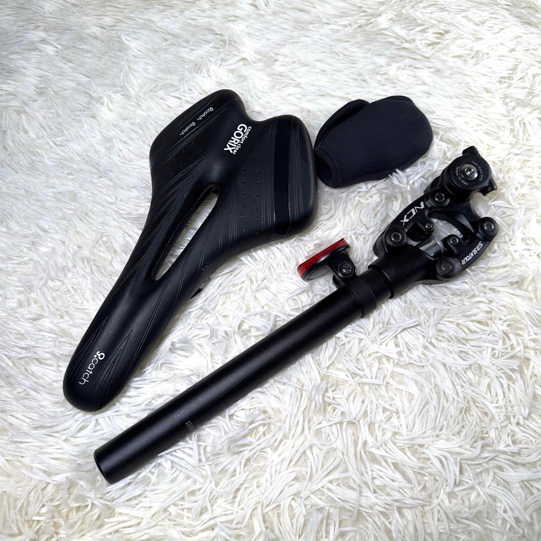 サンツアー サスペンションシートポスト　SP12NCX 27.2GORIXセット