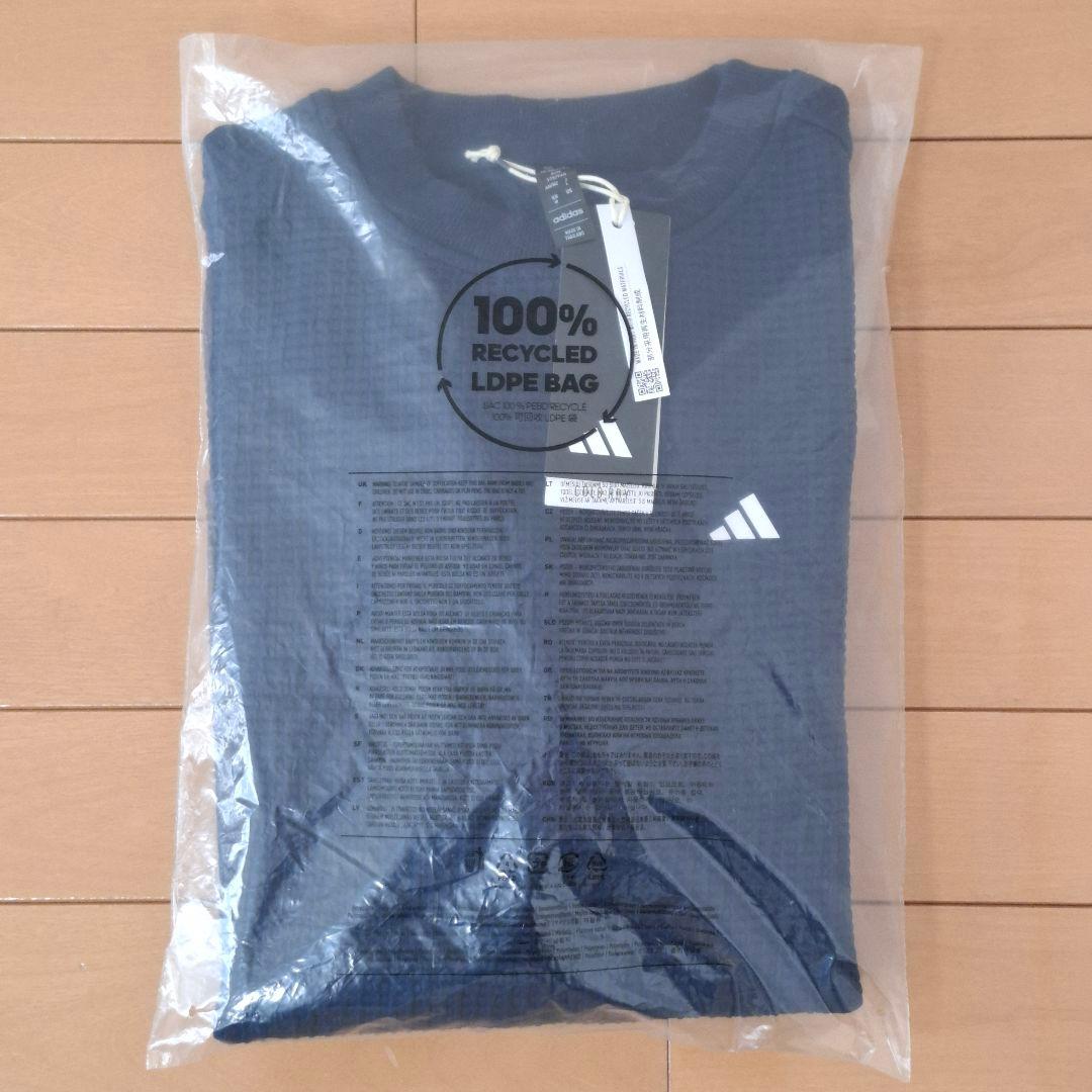 adidas golf COLD.RDY クルーネック　長袖　ネイビー