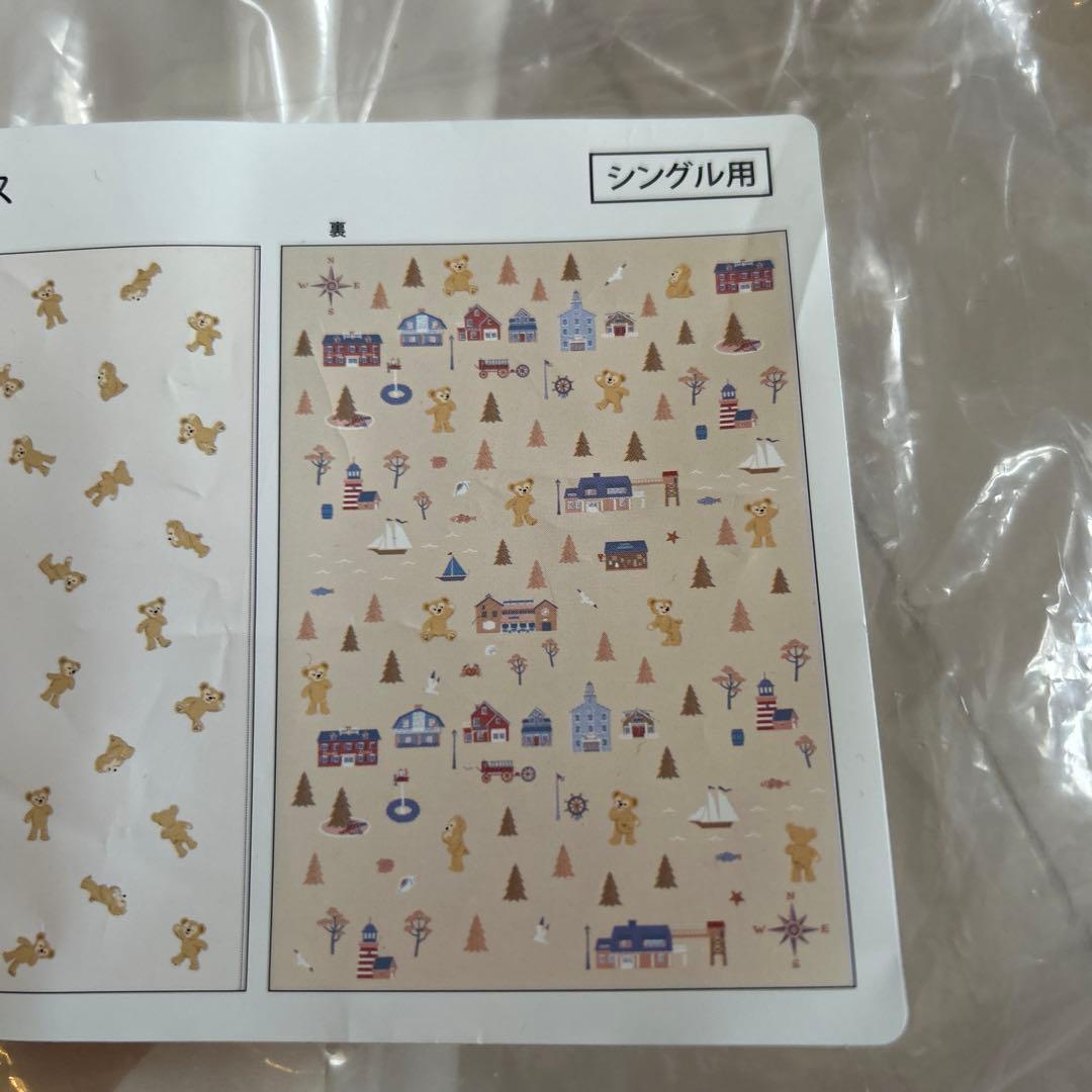 ダッフィ　掛ふとんカバー・ピロケースセット