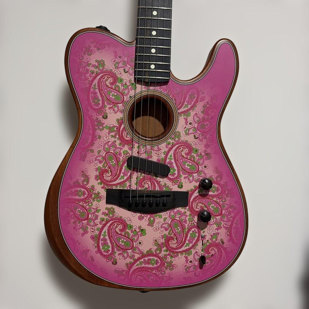 ギター Fender American Acoustasonic paisley