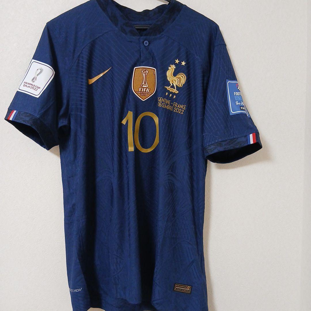 正規品 サッカー フランス代表 ムバッペ ユニフォーム 2022 W杯 決勝仕様
