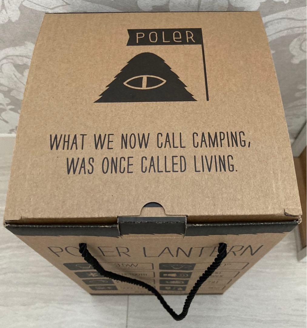 【新品】POLER Bluetoothスピーカー内蔵LEDランタン