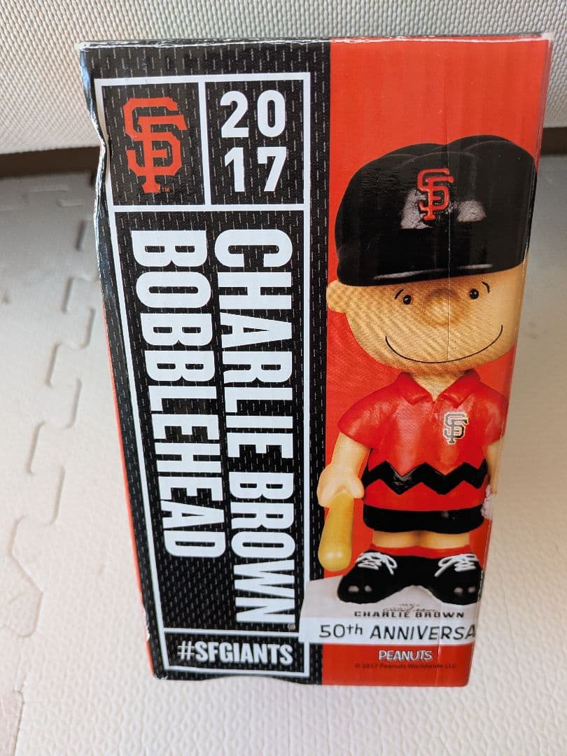 チャーリー・ブラウン ボブルヘッド　50周年　MLB　ジャイアンツ　球場配布品