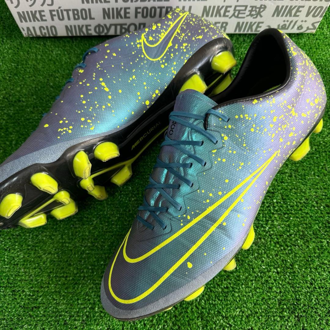 極美品　ナイキ　サッカースパイク　マーキュリアル　ヴェイパーX HG 27.5
