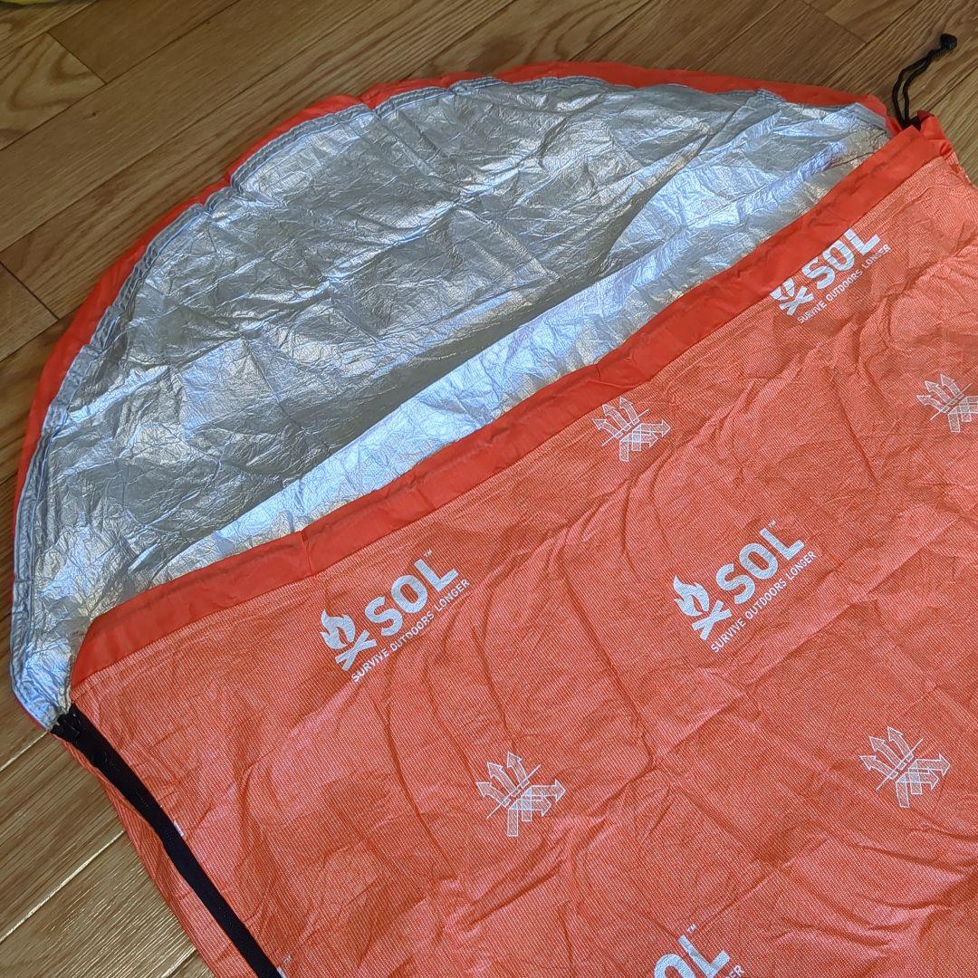 SOL エスケープヴィヴィ 寝袋 シュラフカバー 美品①