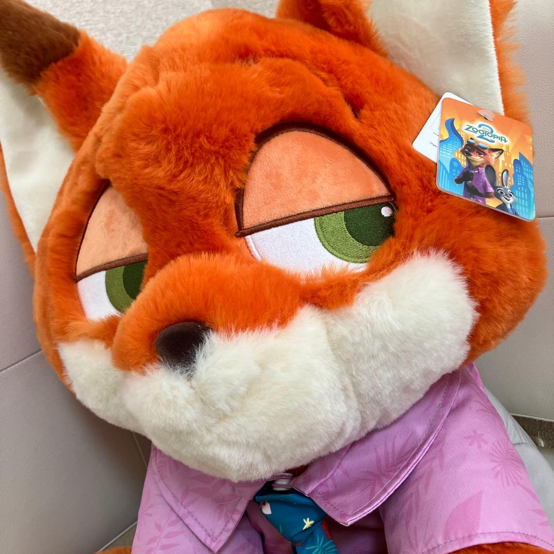新品　タグ付き　ズートピア2 ニック&クロウハウザー　コストコ ぬいぐるみ