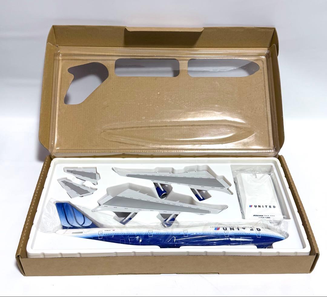 航空機・ヘリコプター EverRise 1/200 B747-400 United Airlines