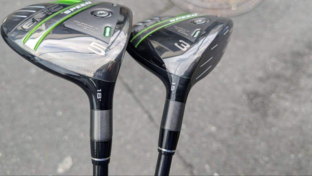 【レアスペック】Callaway EPIC SPEED 3w,5w