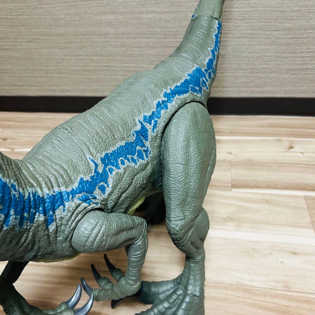 MATTEL ジュラシックワールド スーパー ビッグ 96cm ブルー マテル