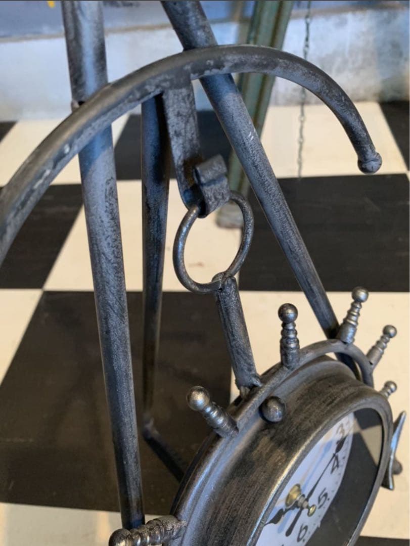 European antique/2wey clock/ 錨型置時計
