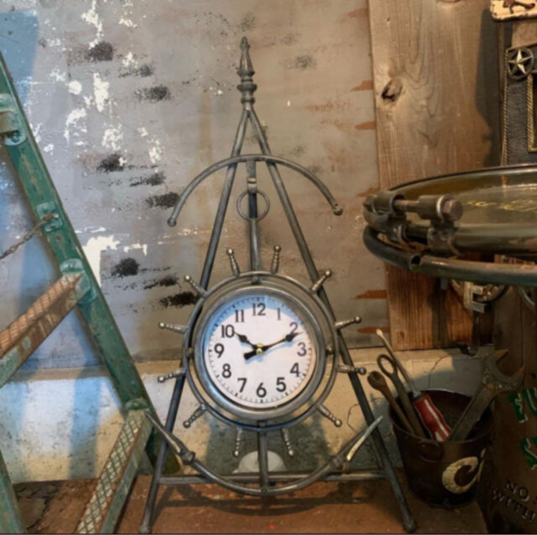 European antique/2wey clock/ 錨型置時計