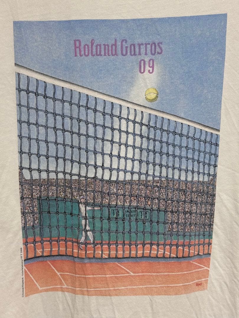 【希少】ROLAND GARROS PARIS 2009年版 Tシャツ公式XL