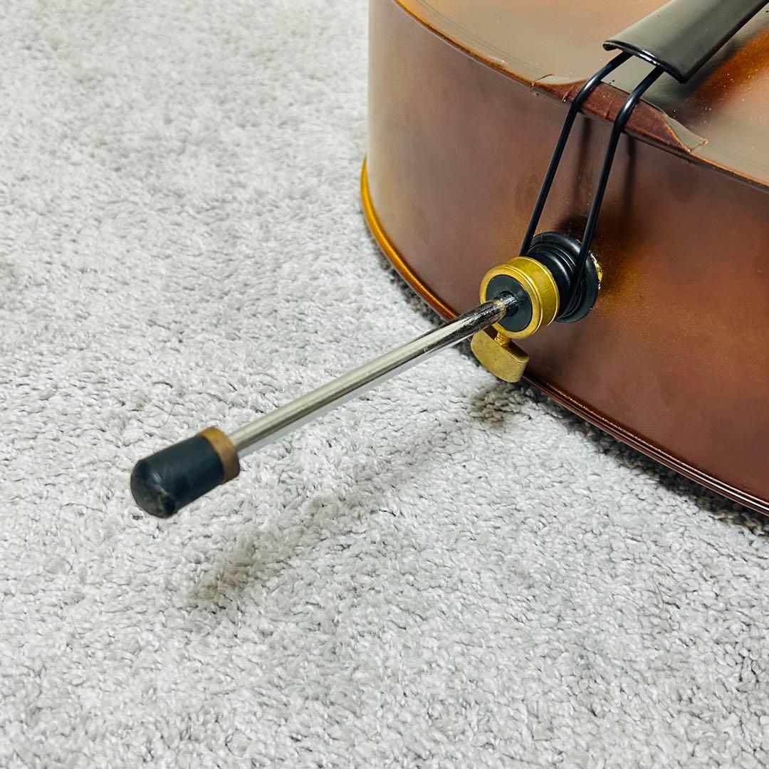 【極美品】チェロ 4/4フルサイズ 弓付き 入門 初心者 弦楽器