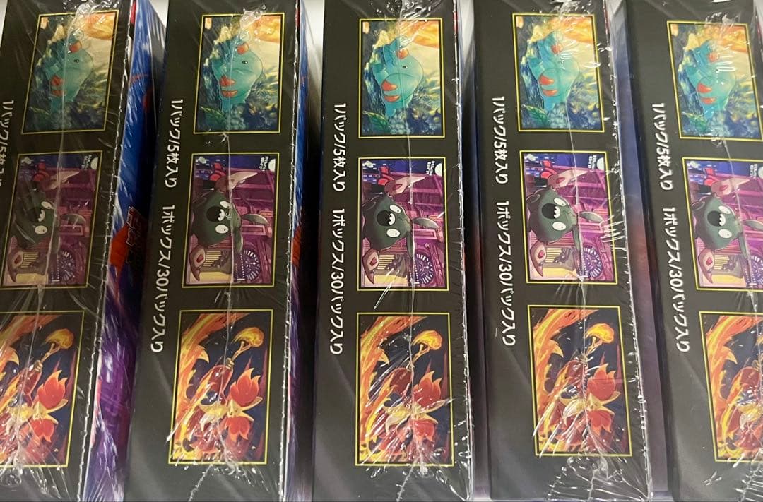 ク*ド様 ポケモンカードゲーム　ニンジャスピナー　5BOXシュリンク付き