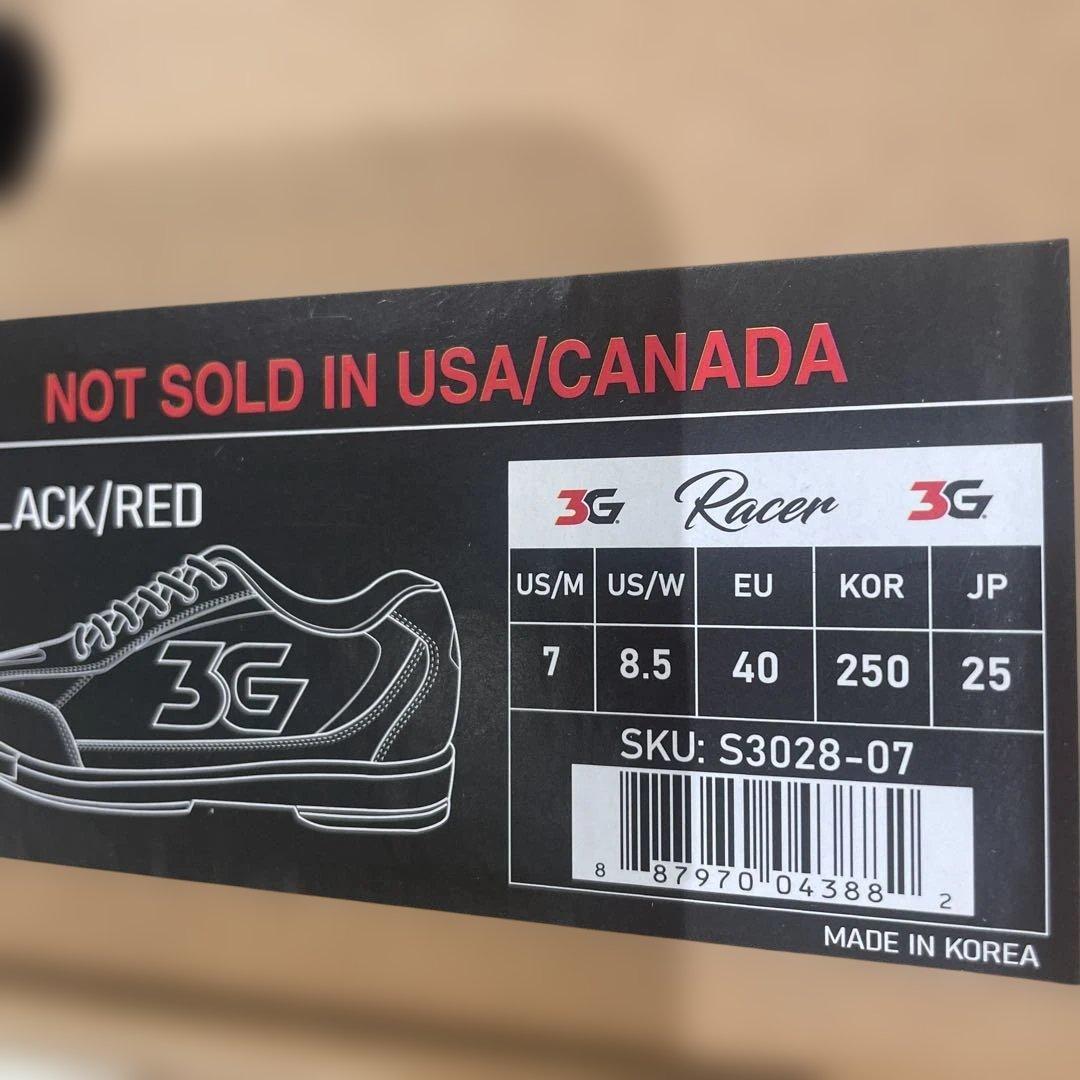 【中古美品】　3G Racer US7 JP25.0 ※パーツは新品
