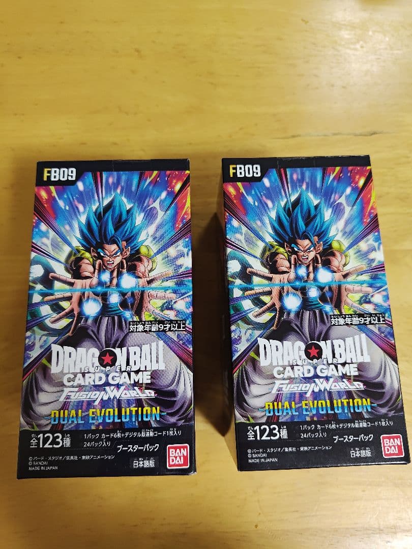 ドラゴンボールカードゲーム デュアルエボリューション　2BOX 新品未開封
