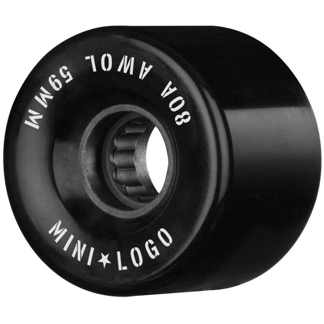 ミニロゴ MINI-LOGO WHEEL AWOL 80A 59mm BLACK