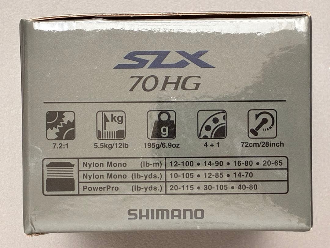 【美品】シマノ 24 SLX 70HG 右巻き ベイトリール