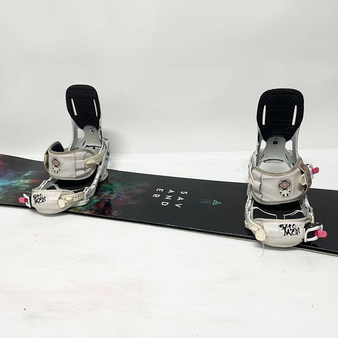 SALOMON スノボセット　SAVANDER スノーボード サロモン　バイン