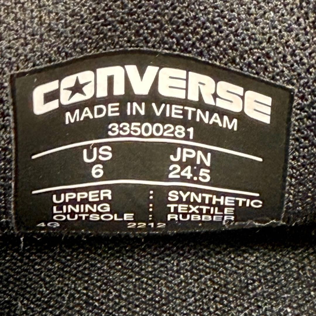 【美品】◆CONVERSE◆コンバース 24.5cm ゴルフシューズ 白