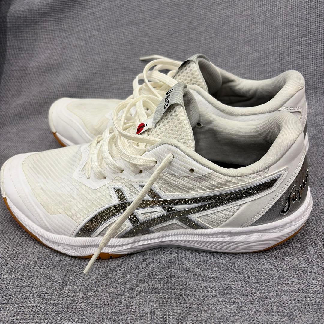【美品】ASICS バレーボールシューズ ローテジャパンライト ホワイト26cm