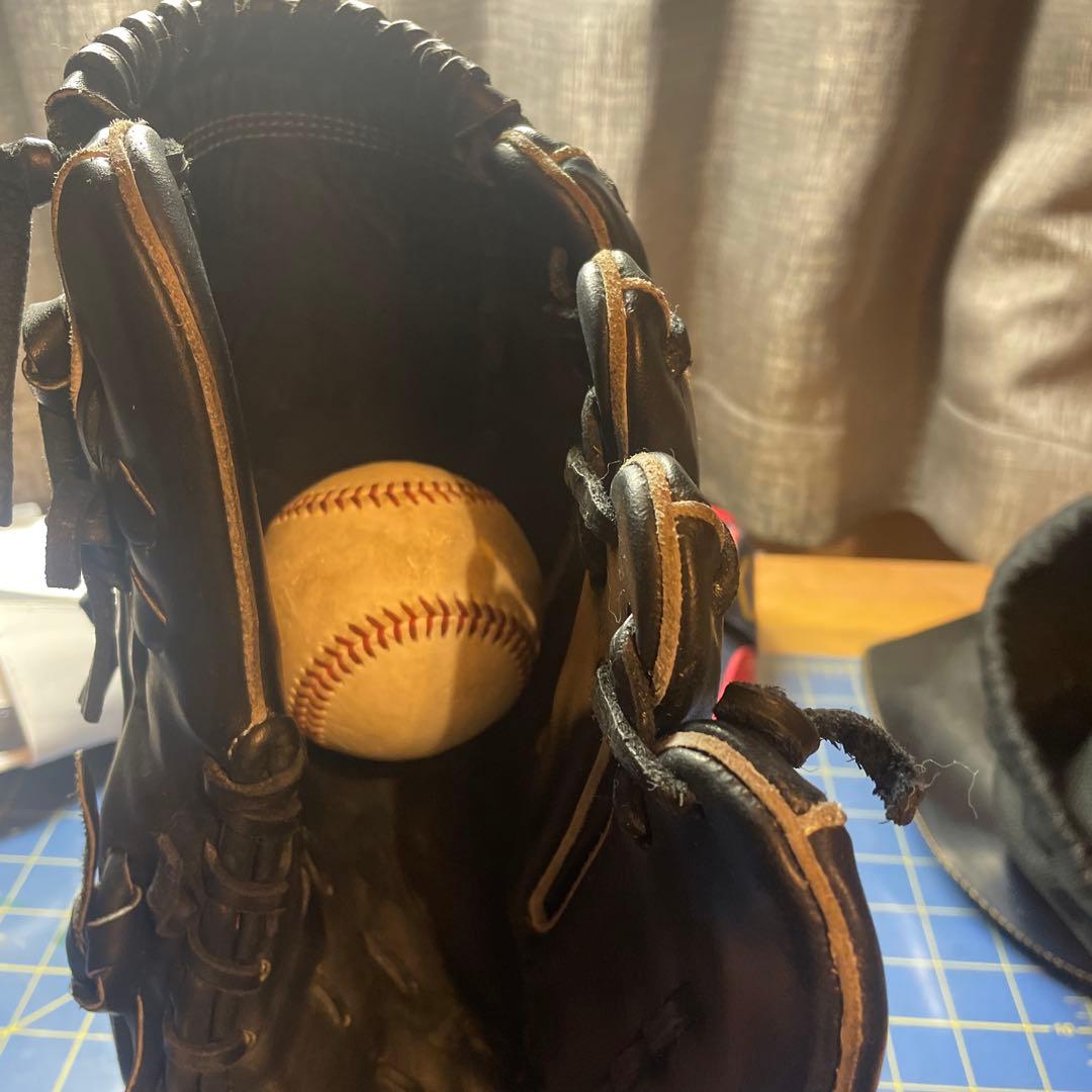 Mizuno Global Elite 一般軟式グローブ 黒