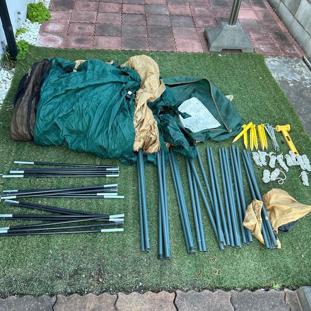 Coleman 3Pole Screen Tarp 付属品完備