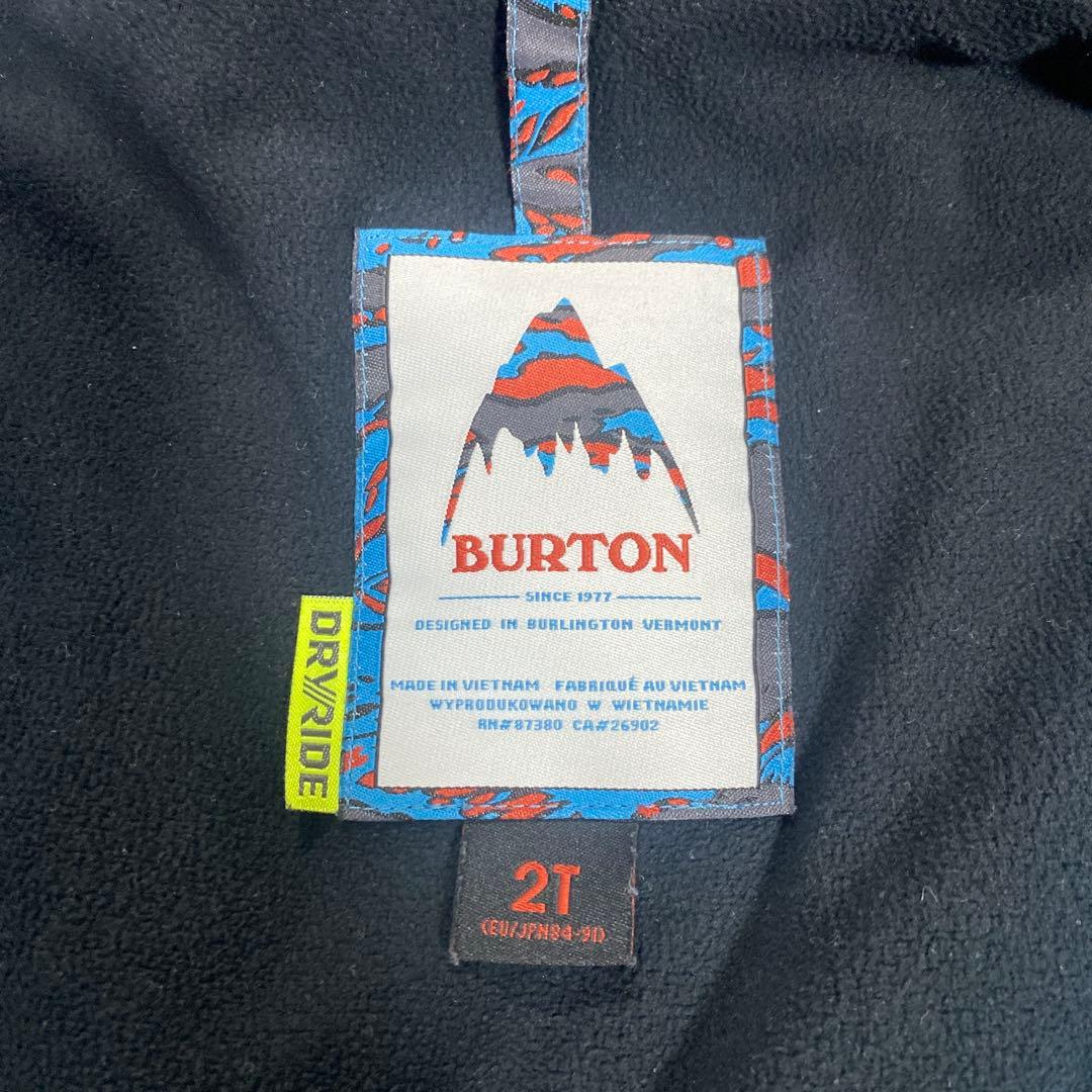 BURTON ジュニア2Tキッズ スノーボードウェア (美品上下セット販売)