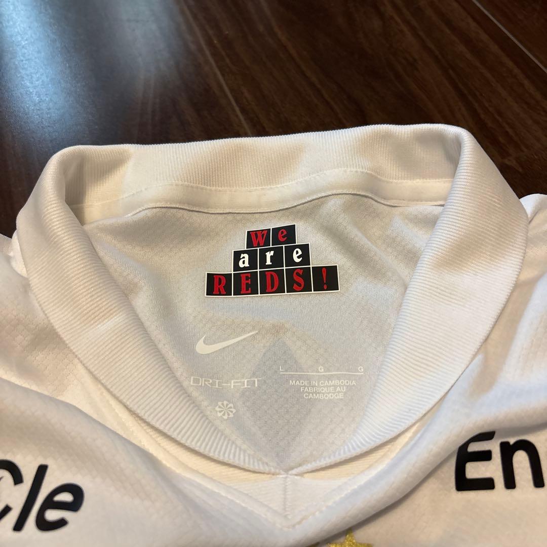 【未使用】NIKE 浦和レッズ 25 ユニフォーム 赤 Lサイズ レプリカ