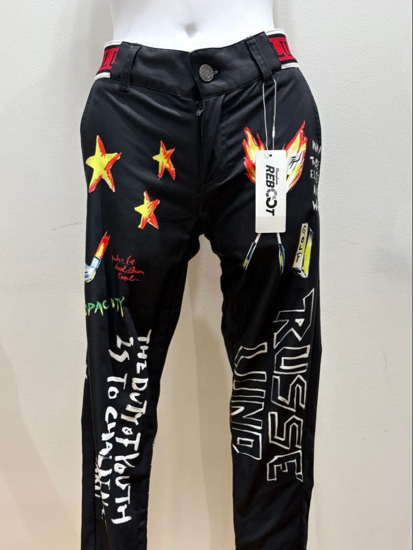 【新品未使用】Russeluno ゴルフパンツ ブラック細身 定価30,800円