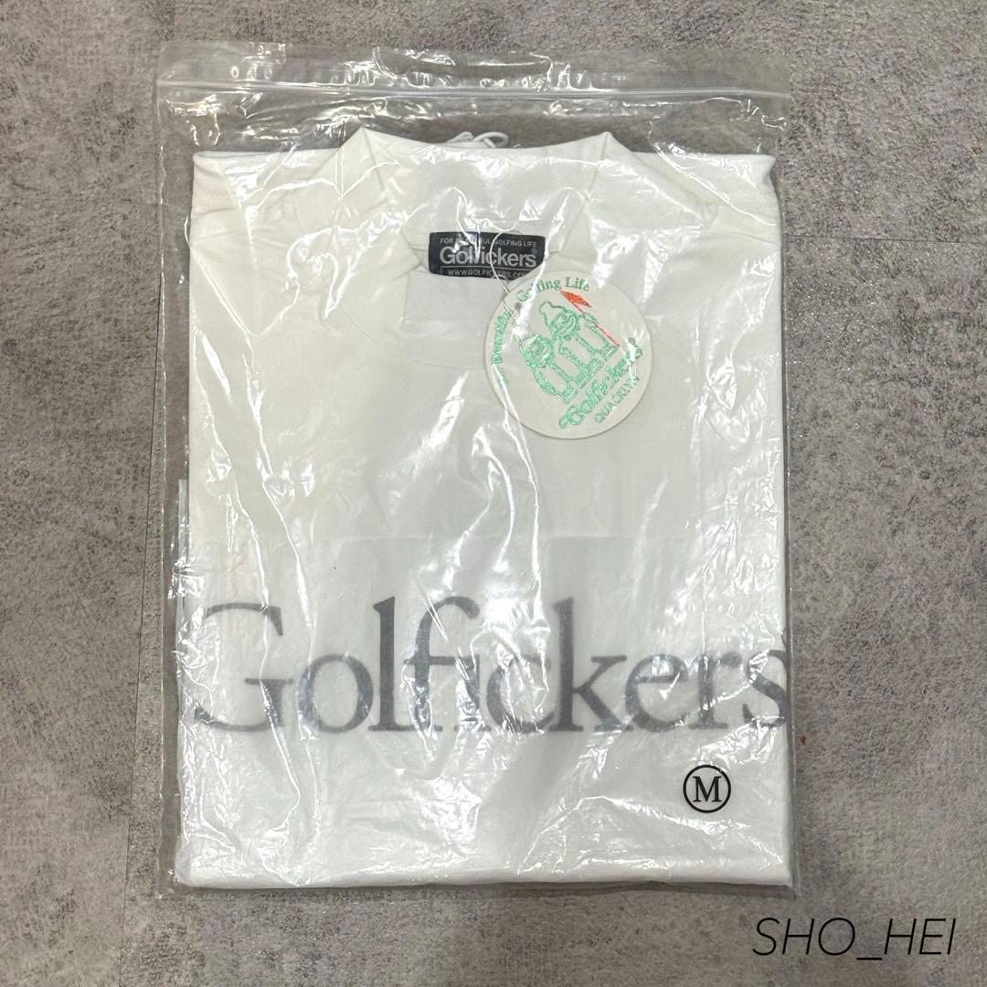 【新品】Golfickers モックネック白（HOLE554）M