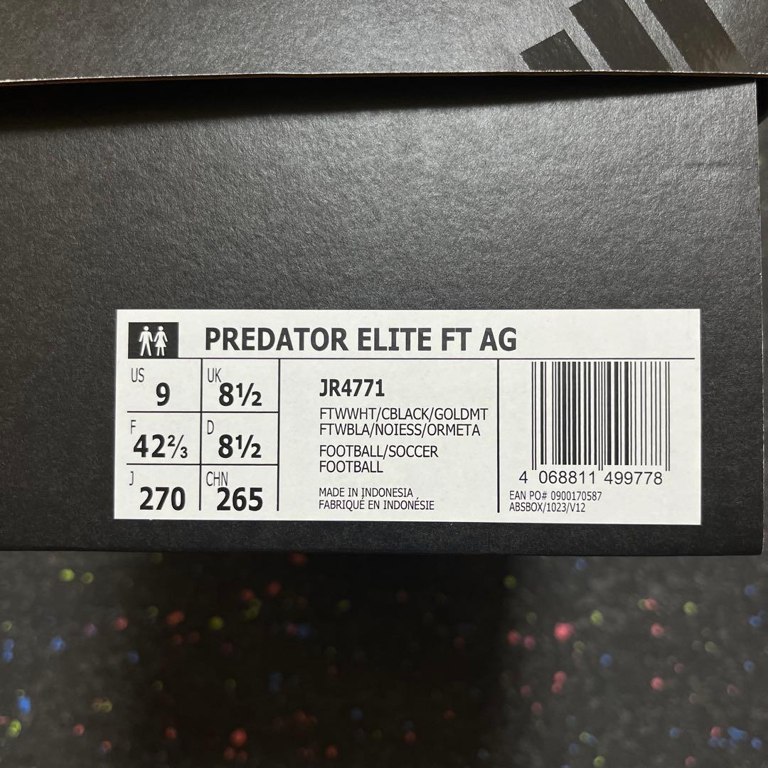 PREDATOR ELITE プレデターエリート FT AG 27cm