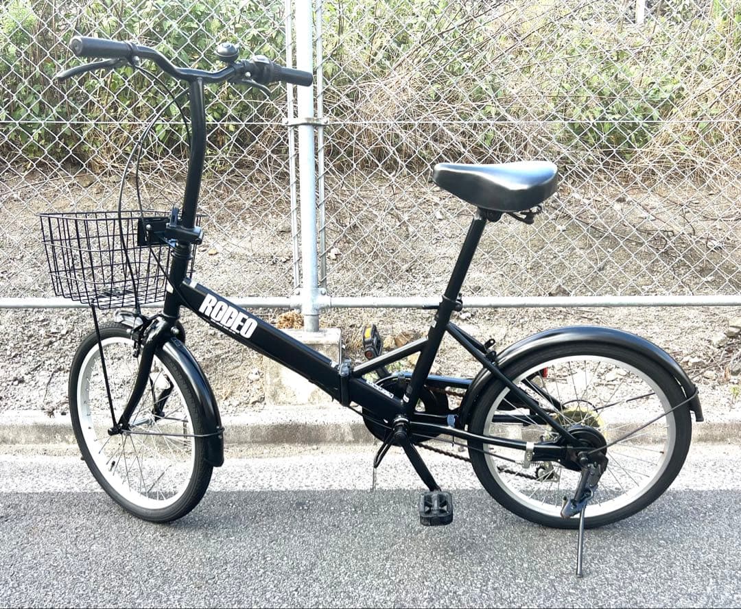折り畳み式自転車20インチ新品同様のギア付き自転車関東圏配送可能