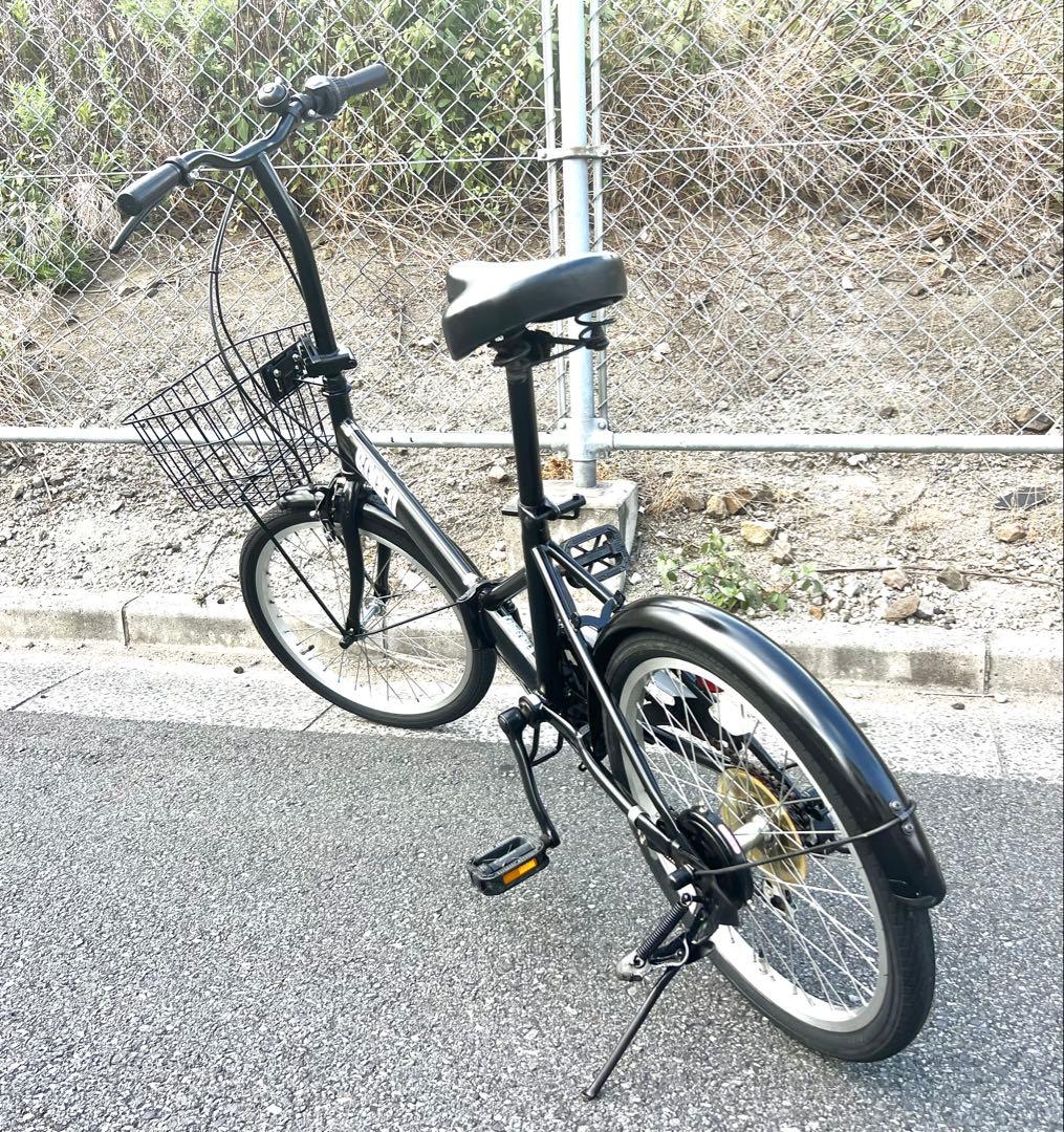 折り畳み式自転車20インチ新品同様のギア付き自転車関東圏配送可能