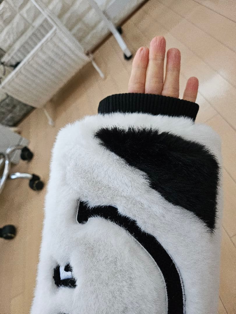 ◆値下げしました◆パーリーゲイツ　ウェストハンドウォーマー　ファー素材