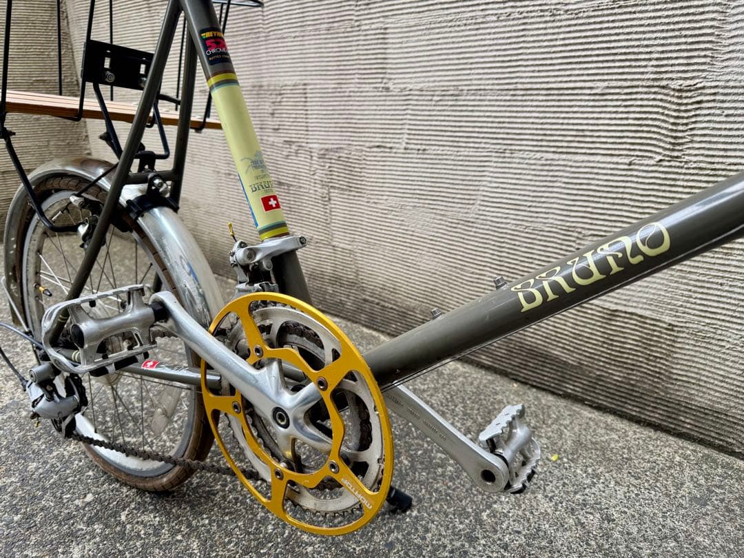 BRUNO520 ミニベロ 自転車 グレー