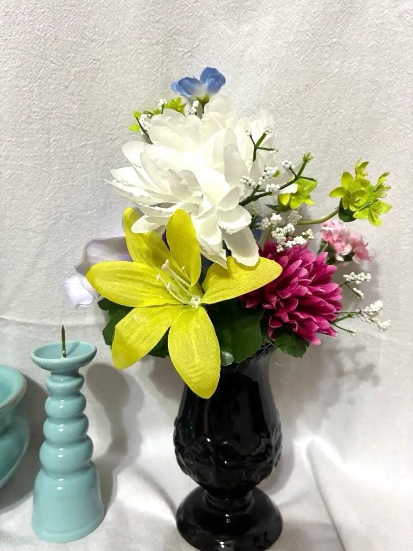 お仏壇セット　造花アレンジ付き