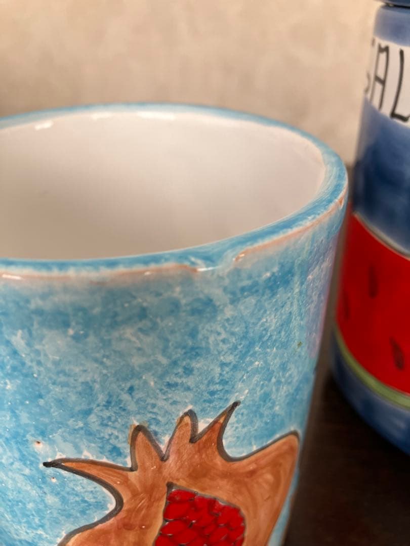 イタリア　シチリア島　ニーノパルッカ陶器3点セット　出品2月28日まで