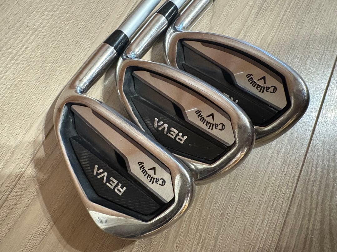 Callaway アイアンレディース REVA レバ 3本セット