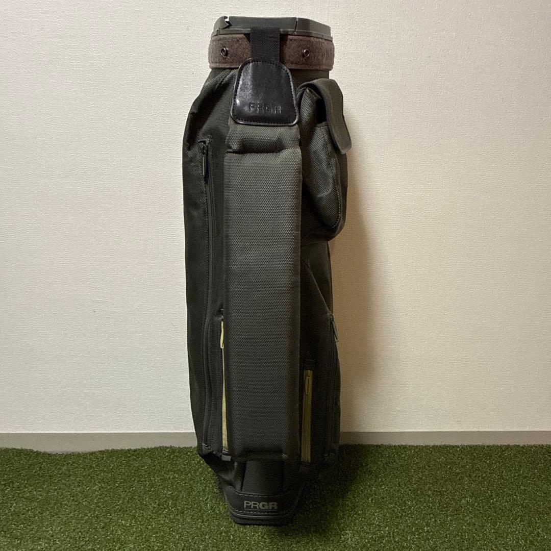 希少 PRGR プロギア キャディバッグ カーキ 軽量 2.4kg