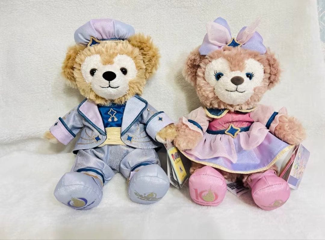 上海ディズニー　10周年　ダッフィー シェリーメイ　ぬいぐるみss