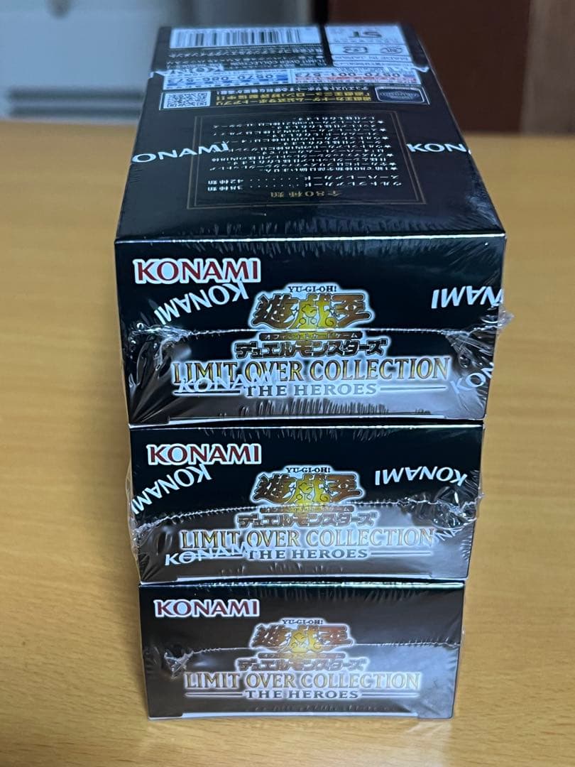 【新品】遊戯王リミットオーバーコレクションヒーローズ シュリンク付 3BOX