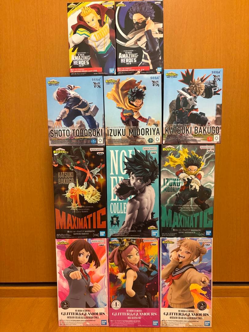 僕のヒーローアカデミア　figuno 爆豪　プライズフィギュア　まとめ売り