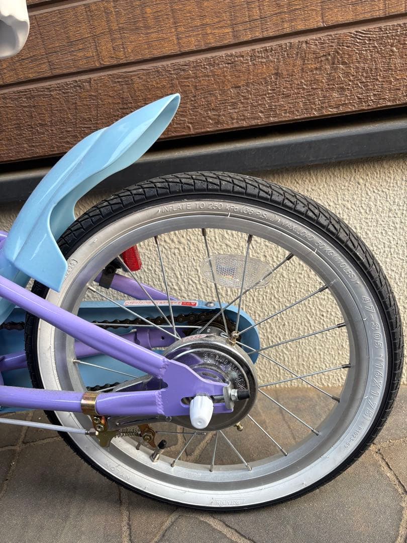 【直接渡し　アナ雪 自転車 】16インチ 子供用自転車 アナと雪の女王