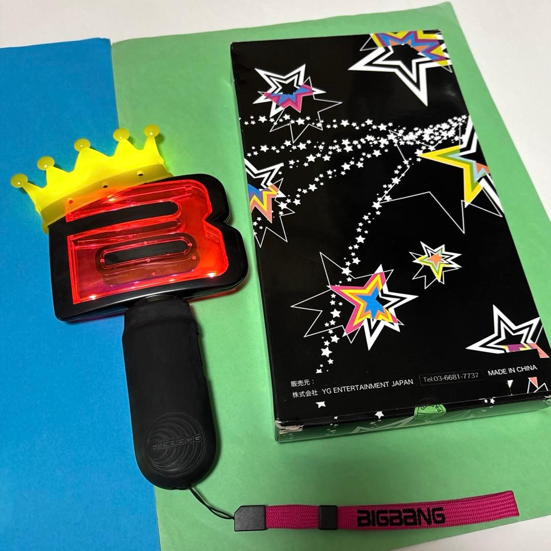 BIGBANG 中古ペンライト　未使用のケース／ポーチ　初期　フラッシュリング