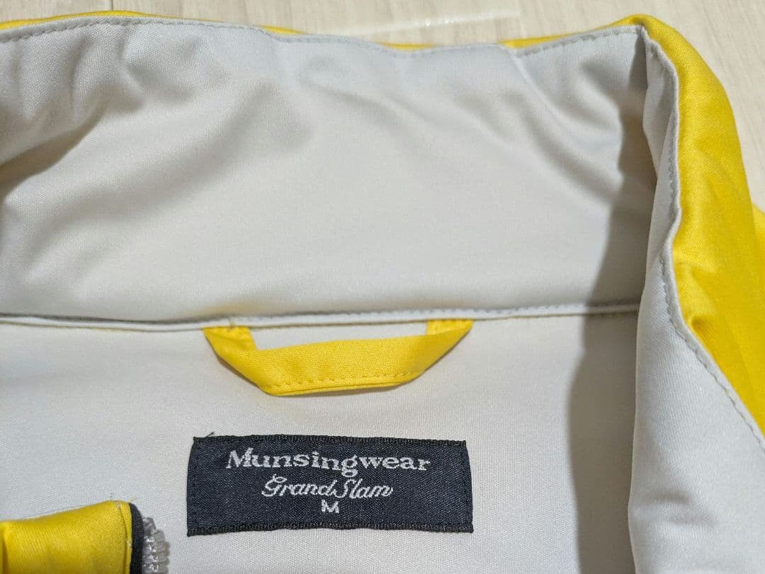 Munsingwear GrandSlam イエロー ダウンジャケット M