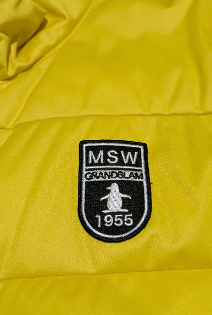 Munsingwear GrandSlam イエロー ダウンジャケット M