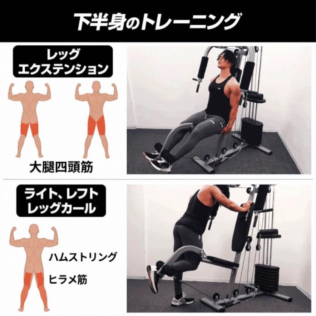 【新品】ホームジム マルチジム トレーニング 筋トレマシン ラットプル